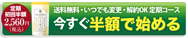 定期初回半額2,560円（税込） 送料無料・いつでも変更・解約OK 定期コース 今すぐ半額で始める