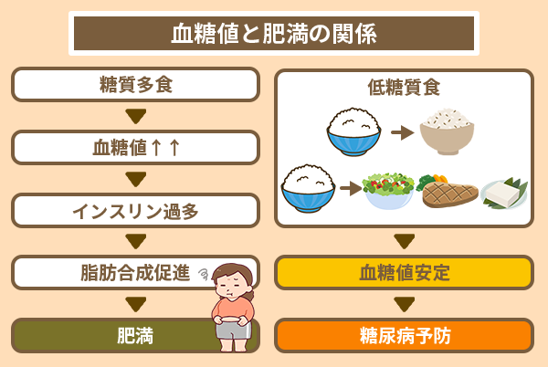 血糖値と肥満の関係