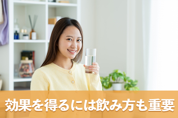 リンゴ酢の健康効果を最大限得るには飲み方も重要である