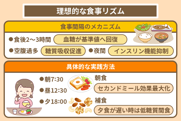 理想的な食事リズム