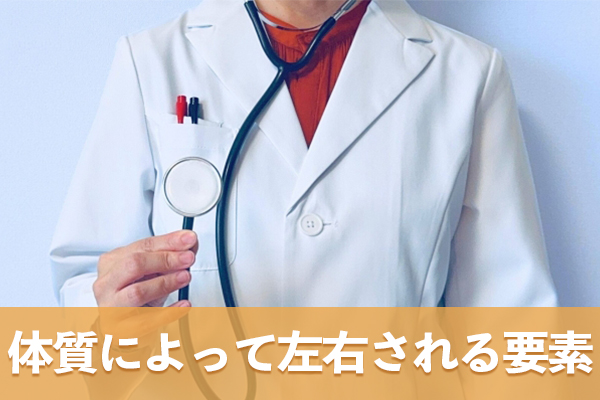 血糖値に影響を及ぼす内臓の働きや筋肉量が個人の体質を左右する