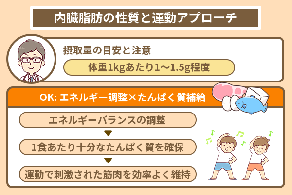 内臓脂肪の性質と運動アプローチ